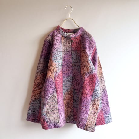 vintage abstract tapestry jacket