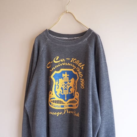 vintage US army 108th print sweat