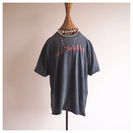 80s "Hanes" cut off print t-shirts