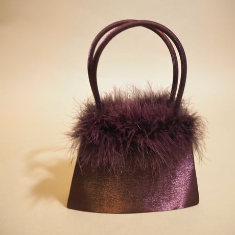 vintage feather mini bag