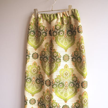 70s Germany fabric remake maxi skirt