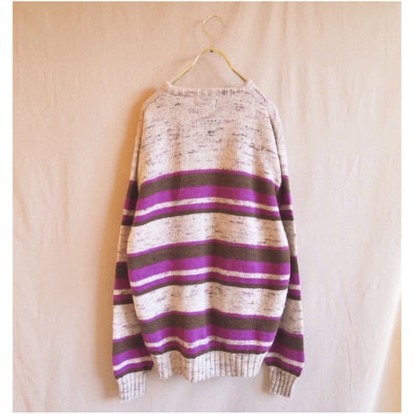 70s Sears wool mulch border sweater
