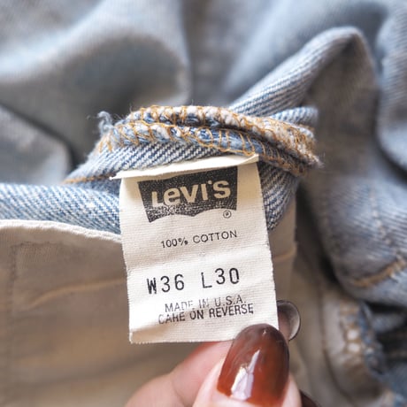 90s made in USA Levi's 501 damage denim pants
