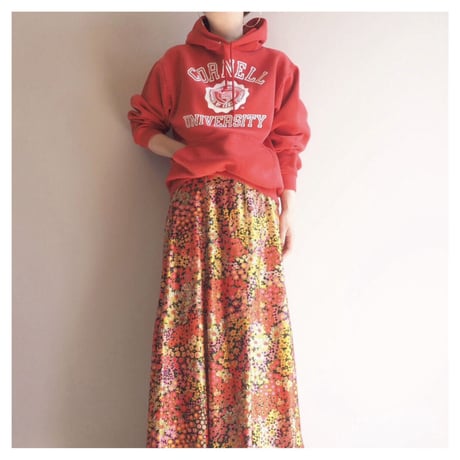 00s〜 "JERZEES" college print sweat parka