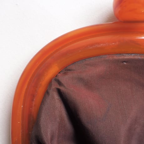 60〜70s amber chain velvet bag