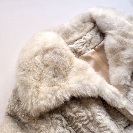 60s "Susan Lynn" faux emboss fur coat