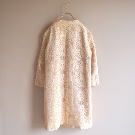 60〜70s lace house coat