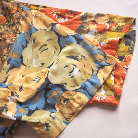 made in Italy floral patchwork blouse