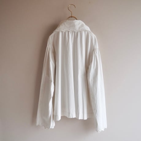 1900s〜 edwardian scallop night blouse