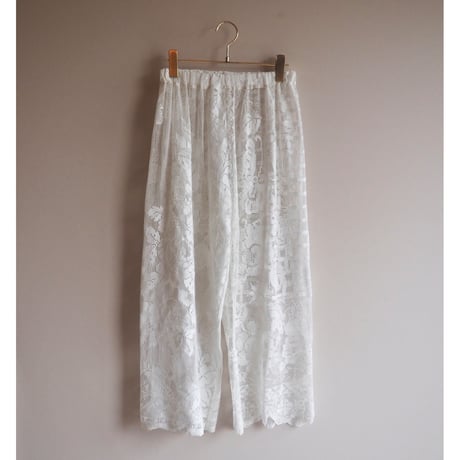 original remake docking lace wide pants (C)