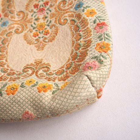 50s〜 made in Italy floral tapestry bag