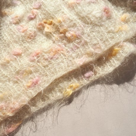 vintage fuzzy nep yarn sweater