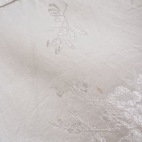 60s chinese white satin coat