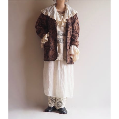 90s "Teddi" botanical fleece jacket