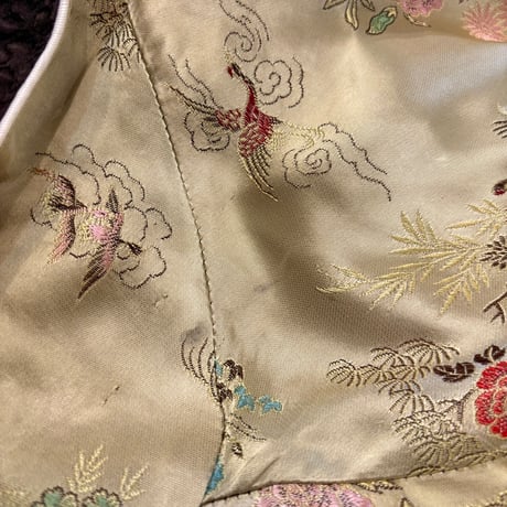60s chinese embroidered robe