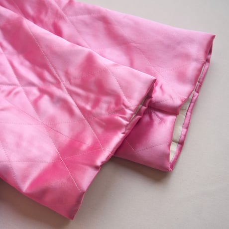 50〜60s chinese embroidered quilt jacket (pink)
