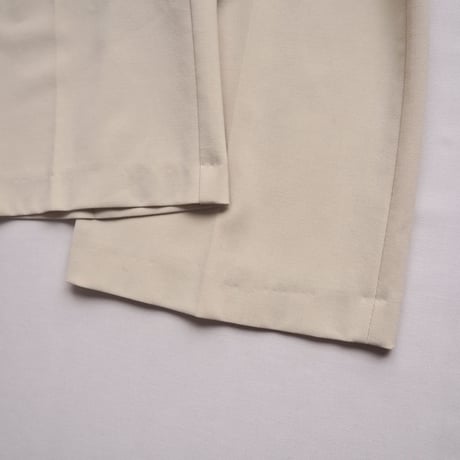 made in Finland beige wide pants