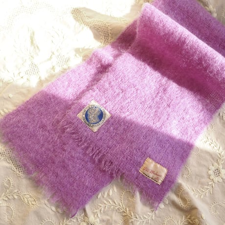 vintage scottish mohair muffler