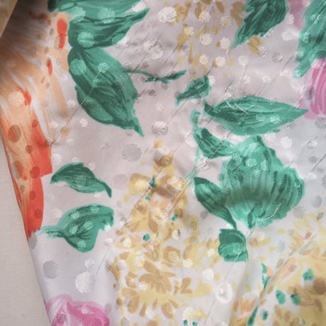 "David Brown" puff sleeve floral maxi dress