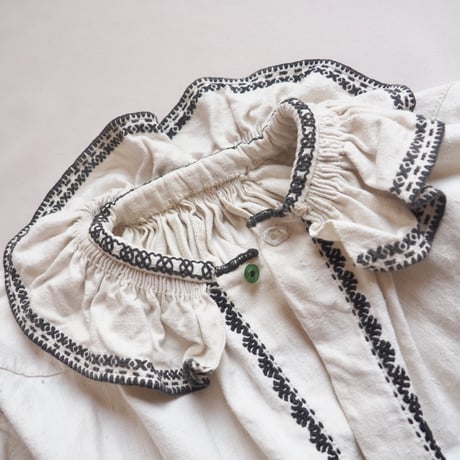 vintage romanian embroidered blouse