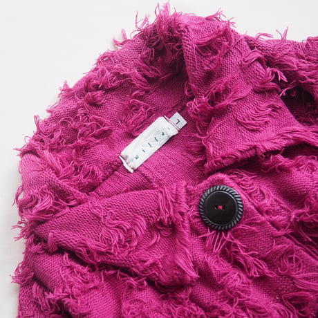 "Willow" fringe knit jacket