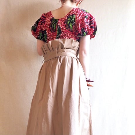 vintage african batik blouse