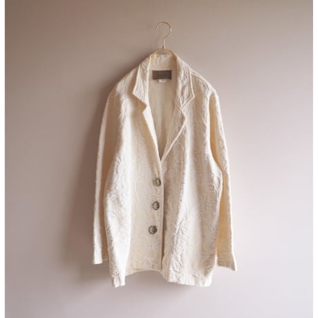 "Painted Pony" floral tapestry jacket