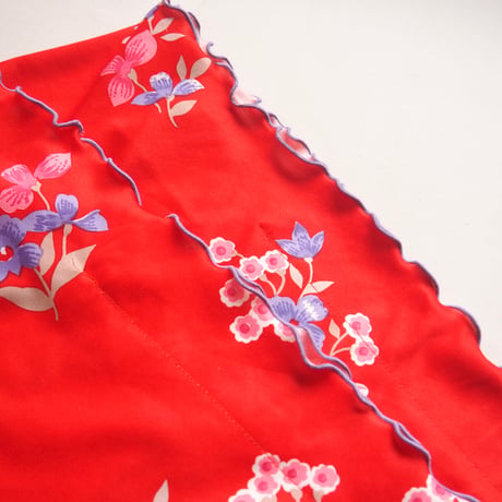 70s "Sears" floral kaftan dress