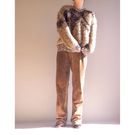 vintage shaggy design sweater