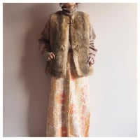 70s "Country Pacer" faux fur vest