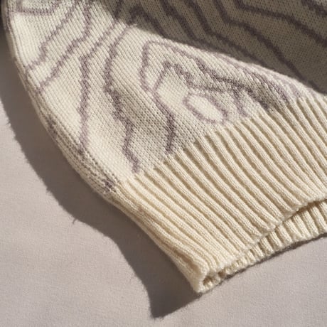 90s abstract design turtleneck sweater
