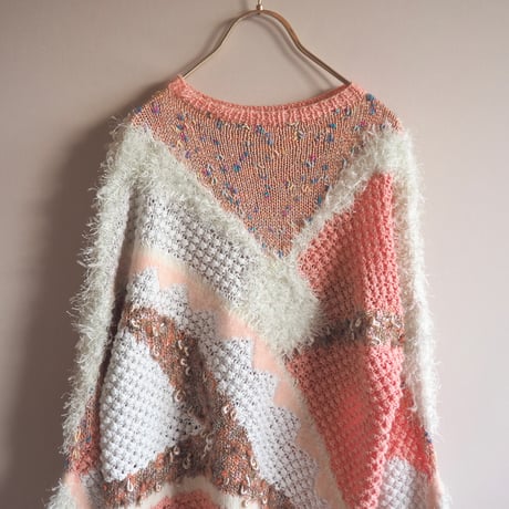 80〜90s switching design sweater