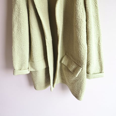 made in Denmark texture pistàcchio jersey jacket