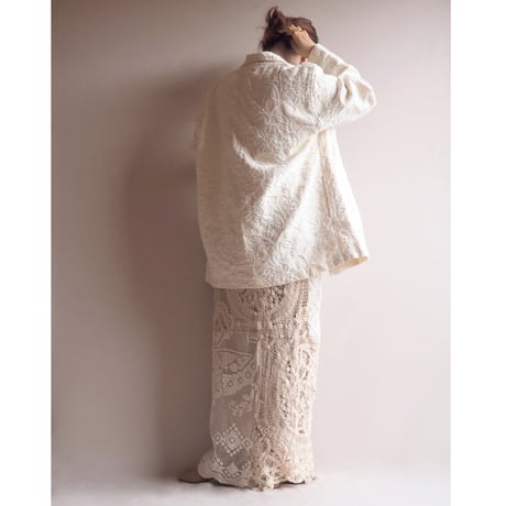 "Painted Pony" floral tapestry jacket