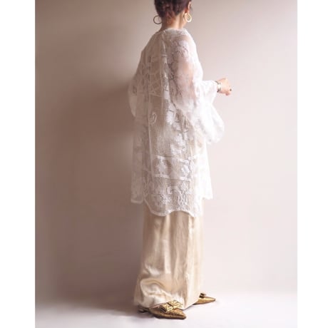 original remake filet lace tunic dress (A)