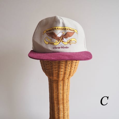 80〜90s embroidered logo cap