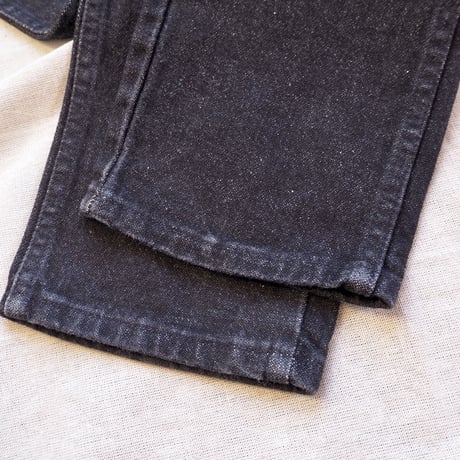 80s wrangler black denim pants
