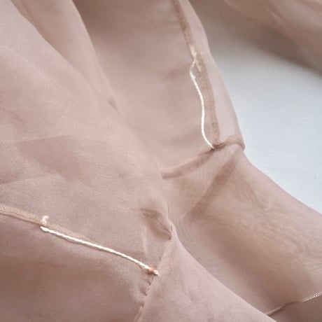 vintage embroidered sheer blouse