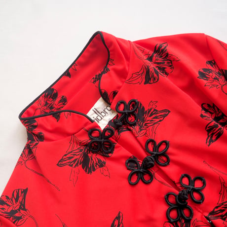 "David Brown" Chinese floral maxi dress