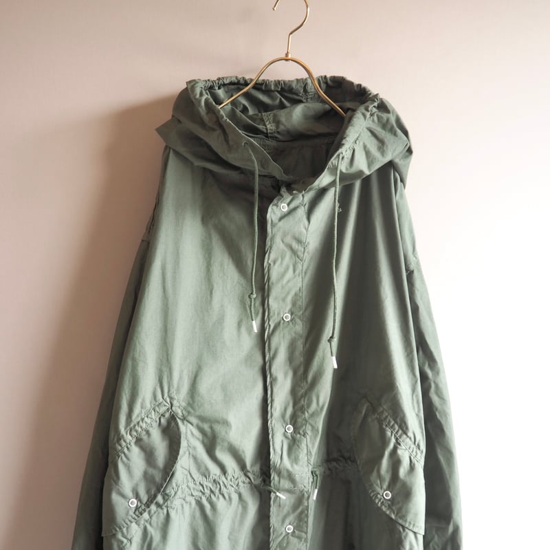 80s U.S army snow camo parka (over dyed/OV) | N