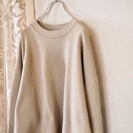 "JERZEES" beige oversized plain sweat