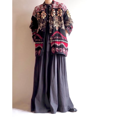 flashback floral tapestry jacket