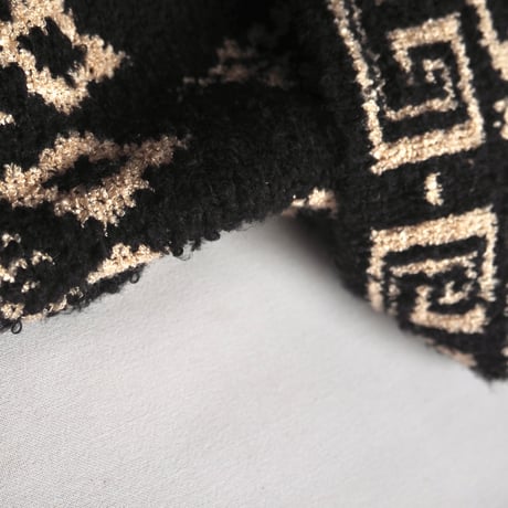 "Alpaci" geometric knit coat
