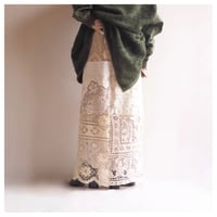 original remake lace patchwork maxi skirt 【C】