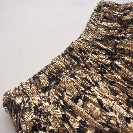 80s〜 "Sandi Kent" lace tiered midi skirt