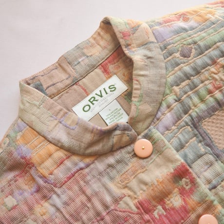 "ORVIS" textured tapestry jacket