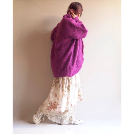 vintage mohair long cardigan