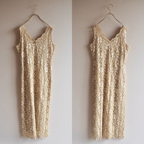80s〜 "Stefanyszyn" lace jacket & dress set