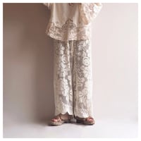 original remake filet lace wide pants (IV)