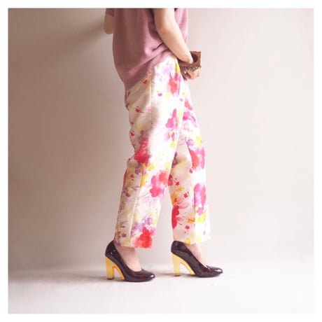 ”Worthington" floral silk pants